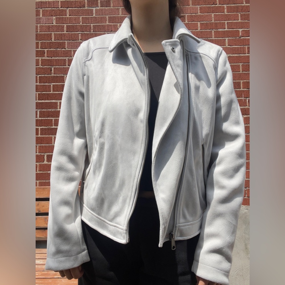 Faux Suede Jacket